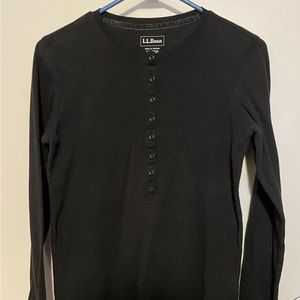 L.L.Bean henley top